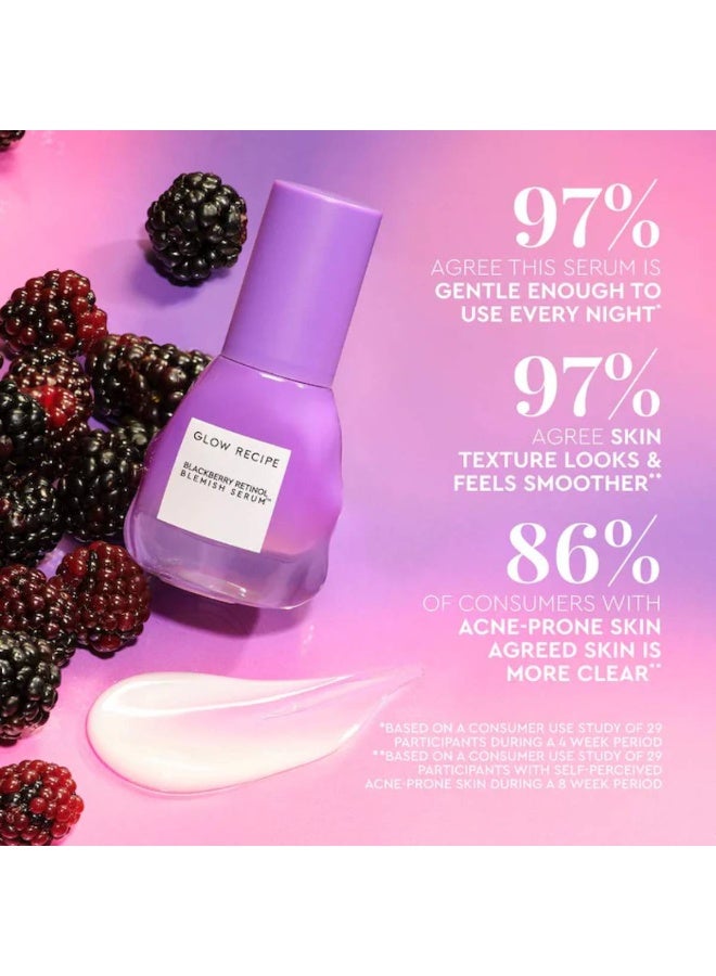 GLOW RECIPE Blackberry Retinol Blemish Serum 30ml - Image 2